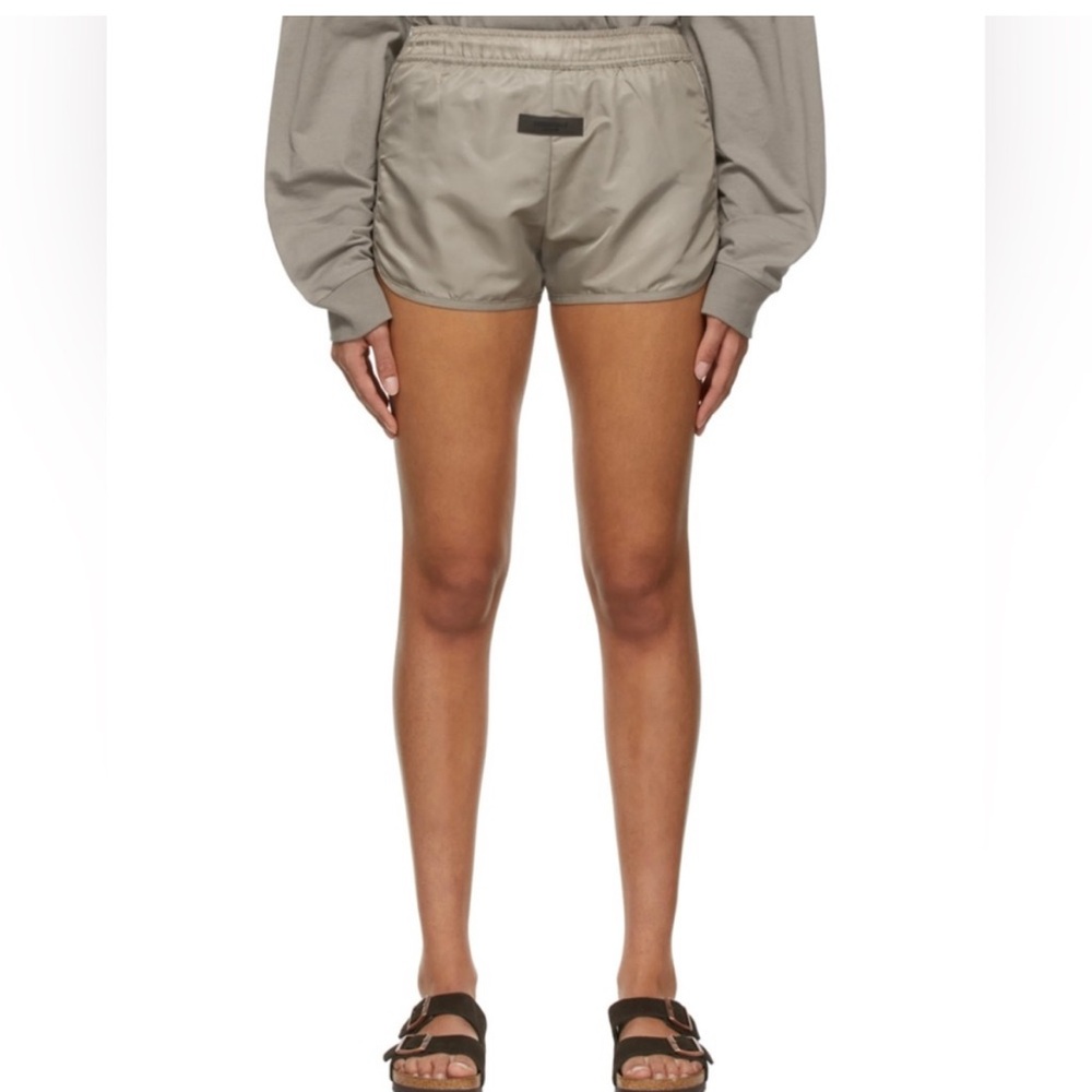 Fear of God Taupe Nylon Running Shorts